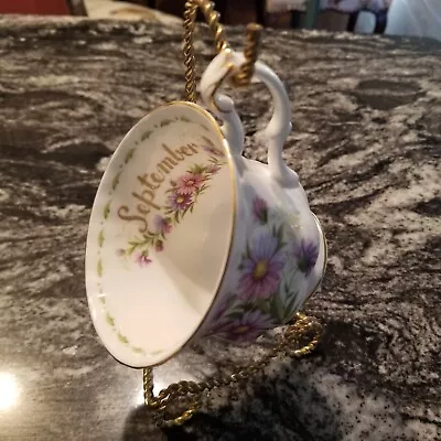$5.99 • Buy Royal Albert Flower Of The Month September Michaelmas Daisy Tea Cup