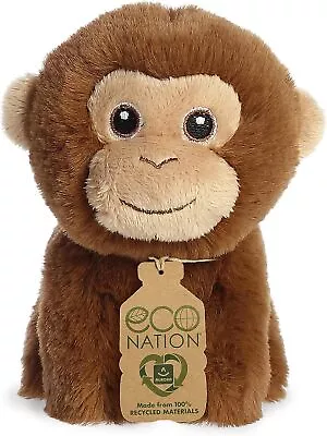 Aurora Eco-Friendly Eco Nation Mini Brown Monkey Soft Stuffed Animal – 5 Inches • $15.31