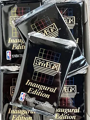 1990-91 SkyBox NBA Series 1 Sealed Pack 15 Trading Cards MJ Magic Bird Kemp RC • $7.95