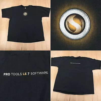 Vtg Y2k Pro Tools 7 LE Music Production Software T-shirt 2XL Recording Daw Avid • $29