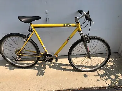 Rare Bmw Active Line Folding Yellow Mountain Bike. • $125