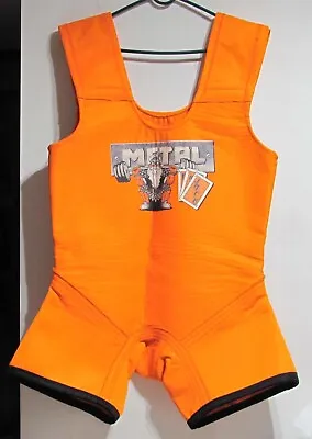 $275 • Buy METAL Jack (2-Ply) Squat Suit Size 54 Orange With Adjustable Straps Only Used 1X