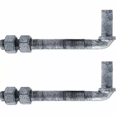 Galvanized 5/8  X 6  Long J Bolt For Chain-li Fence Gate Hinge Lot Of 2 • $17.95