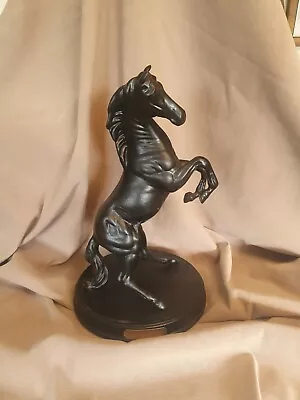 Royal Doulton  Spirit Of Freedom  Rearing Horse Matt Black Figurine • £0.99