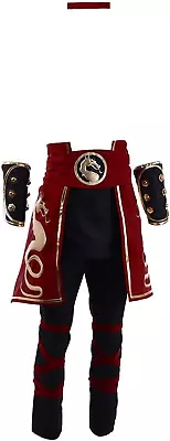 Mortal Kombat Liu Kang Cosplay Costume Men'S Liu Kang Deluxe Game Suit • $95.30