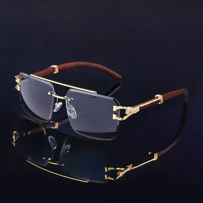 Fashion Square Pilot Sunglasses Mens Women Retro Luxury Hip Hop Shades Glasses • £7.19