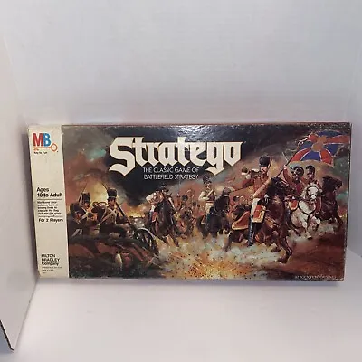 Vintage  Milton Bradley Stratego Board Game #4916 - 100% Complete! Nice! • $19