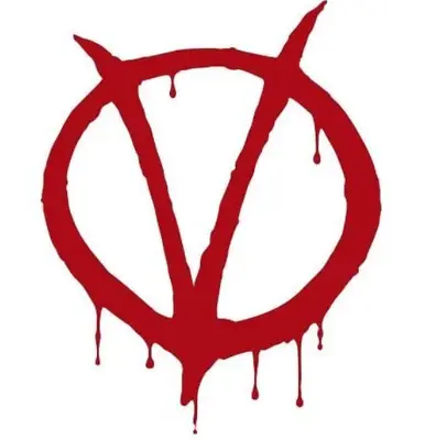 $6.99 • Buy V For Vendetta Graffiti Logo Sticker Vinyl Decals