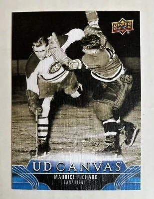 2023-24 Upper Deck Series 2 Maurice Richard #C242 - UD Canvas Retired 1:96 Packs • $31.78