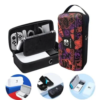 For Nintendo Switch OLED Handheld Storage Bag PU Carrying Case Protective Pouch • $29.69