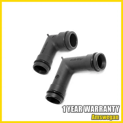 $10 • Buy Pairs Lower Thermostat Bypass Coolant Pipe Elbow Fit 98-02 Chevry Camaro 1.8L L4