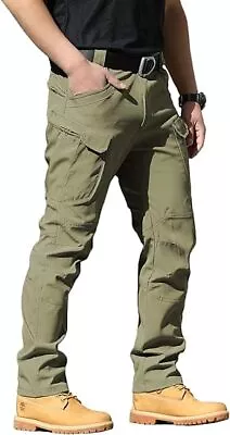 US Men Tactical Cargo Pants Soldier Multi Pocket Work Combat Trousers Outdoor • $19.94