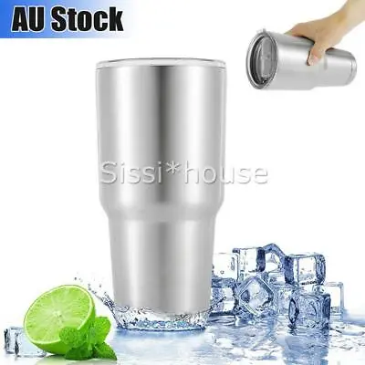 $19.60 • Buy 900ml Travel Mug Insulated Tumbler Stainless Steel Vacuum Flask Double Wall