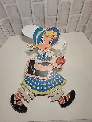 Vintage 50's Dolly Toy Co Pin Up Cardboard Wall Plaque ~ Seen On I Love Lucy • $16.99