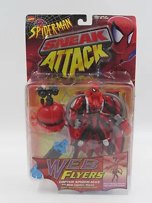 Marvel Spider-Man Sneak Web Flyers Copter Spider-Man Web Copter Racer - READ • $14.99