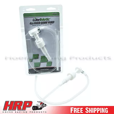 Plews 55001 Lubrimatic Fluid Quart Pump Fits Standard Quart Bottles - 2 Pack • $11.99