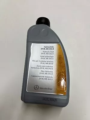 Genuine Mercedes-Benz ZH-M Convertible Top Hydraulic Fluid 1 Liter 000989910309 • $31.95