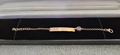 Tanzanite Bracelet In Rose Gold Over Sterling Silver 6.0  • £29.99