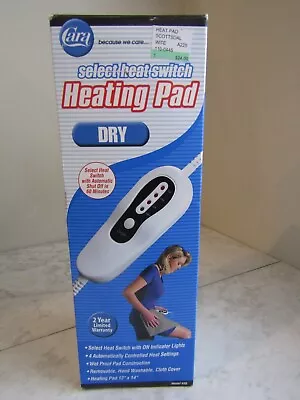 Cara Heating Pad Select Heat Switch Moist/Dry 12 X 14 Inches NEW In Unopened Box • $8.99