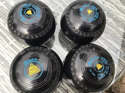 Henselite Classic Deluxe Size 7 Medium Lawn Bowls - Set Of 4 • £52