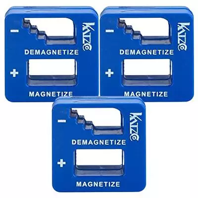 Blue Precision Magnetizer And Demagnetizer - 3 Pack - For Screwdrivers Screw... • $19.68