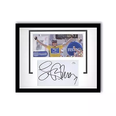 £245.79 • Buy Lance Armstrong AUTOGRAPH Signed Tour De France Cycling Framed 11x14 Display
