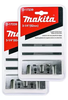  Makita 2 Pack 8 Pc - 3 1 4 Planer Blade Double Edge Set For Planers - Cuttin... • $45.99