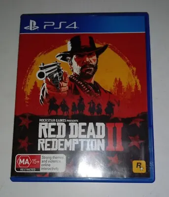 Red Dead Redemption 2 (Sony PlayStation 4 2018) 2 Disc Excellent Condition • $35.80