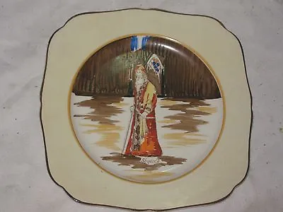 An Old H&K Tunstall Shylock Hand Painted Cabinet Display Series Ware Plate • $20