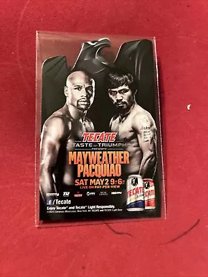 $1 • Buy Boxing Manny Pacquiao Vs Mayweather May 2 Tecate Hang Tag