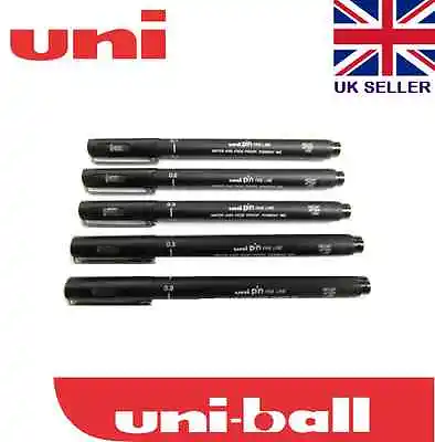 £9.79 • Buy 5 X Uni Pin Drawing Pen Ultra Fine Line Technical Drawing Finelinder Marker