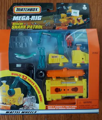 Vintage Matchbox Mega-MB -1Rescue Shark Patrol - SUPER RARE New In Box • $45