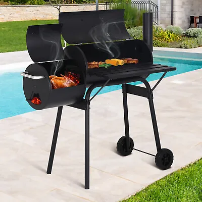 $106.77 • Buy 43  Outdoor BBQ Grill Charcoal Barbecue Pit Patio Backyard Meat Cooker Smoker