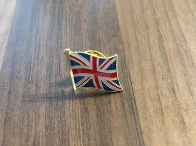 UK GREAT BRITAIN UNION JACK Metal Enamel Flag Lapel Badges Kings Coronation! • £2.85