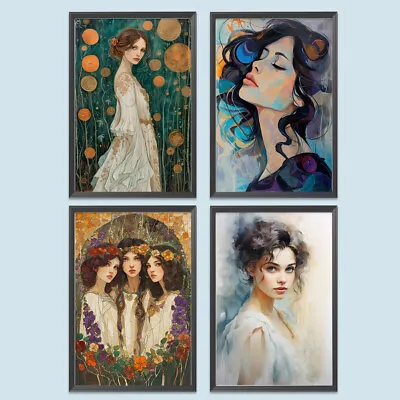 Paint By Numbers Kit On Canvas DIY Oil Art Girl Picture Home Wall Decor 40x60cm • $18.14