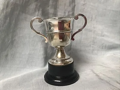 NOT ENGRAVED Vintage Silver Plate Trophy Loving Cup Trophies Trophy • $17.42