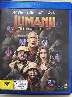 JUMANJI THE NEXT LEVEL New Blu-Ray DWAYNE JOHNSON ***📪📪FAST POST📪 • $7.99