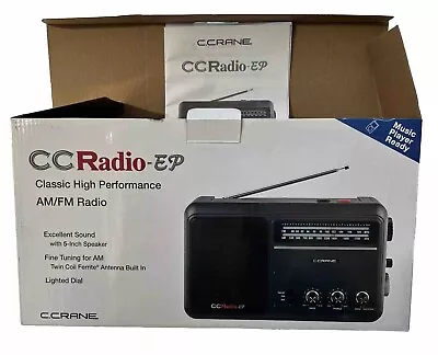 C. Crane CC Radio EP Long Range Portable Radio With Adapter BRAND NEW Open Box • $64.99