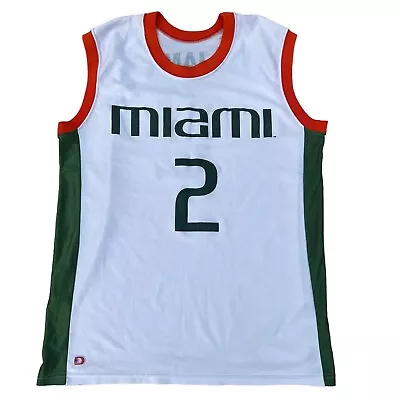 Rare Vintage 2002 Miami Hurricanes Tamara James Dodger Basketball Jersey Size L  • $1.99