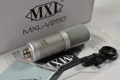 MXL MLX V250 Studio Condenser Microphone Large-Diaphragm FET 48V With Mount • $45