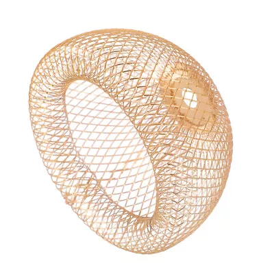 £7.97 • Buy 1Pc Modern Chandelier Cover Rattan Pendant Light Basket Light Shade