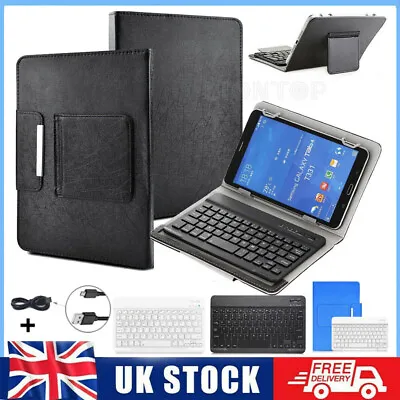 For Samsung Galaxy Tab A 7.0 8.0 10.1 10.5 Tablet Bluetooth Keyboard Case Cover • £15.99