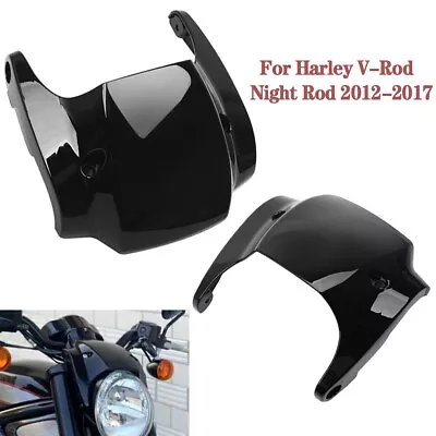 Headlight Fairing Cover Gloss Black For Harley V-Rod Night Rod Special 2012-2017 • $35.89