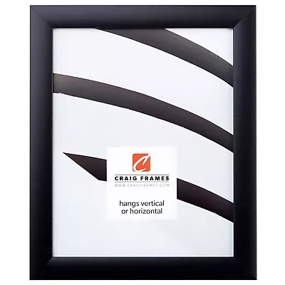 $43.99 • Buy Craig Frames 1  Contemporary Matte Black Picture Frame, 35 Sizes, Bulk Discounts