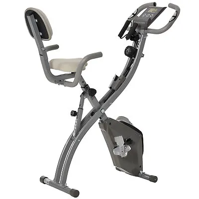 £94.99 • Buy HOMCOM 2-In-1 Upright Exercise Bike 8-Level Adjustable With Pulse Sensor Grey