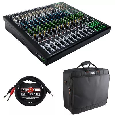 £545.68 • Buy Mackie PROFX16V3 16-Channel Mixer W/ Gator Cases Mixer Bag & Cable 10'