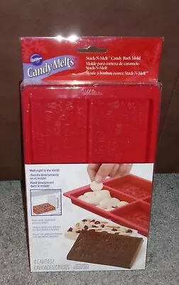 WILTON New Sealed CANDY MELTS Stack-N-Melt CANDY BARK MOLD  4 Cavities  NEW • £7.71