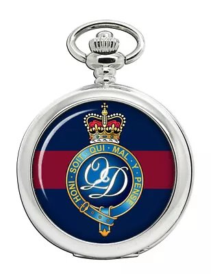 Minden Band Of The Queen's Division British Army Pocket Watch • $81.97