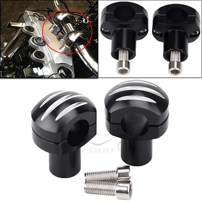 $25.63 • Buy 1  25mm Bars Handlebar Risers Clamp Fit For Harley V-Rod Softail Roadster Rocker