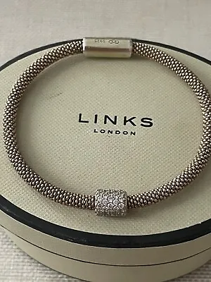 Links Of London Stardust Bracelet Rose Gold Vermeil • £45